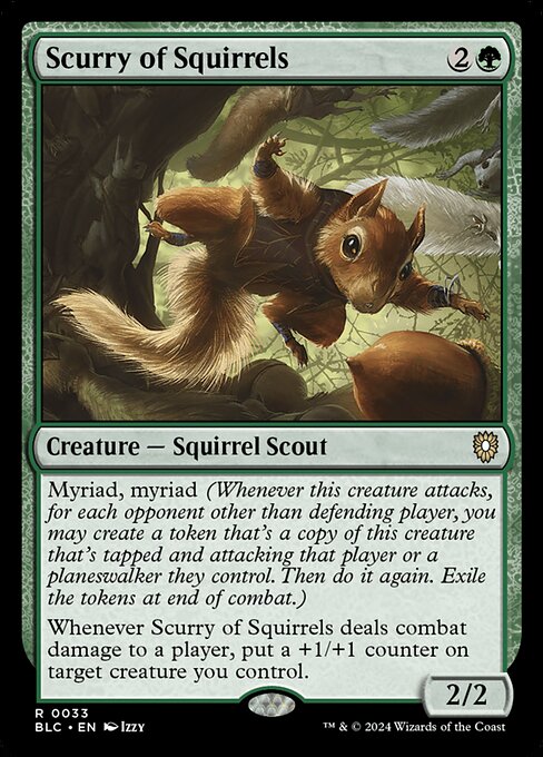 Scurry of Squirrels (Bloomburrow Commander #33)