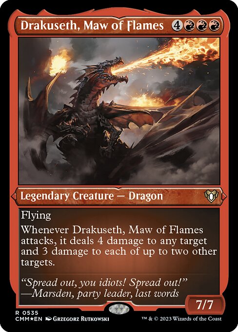 Drakuseth, Maw of Flames (cmm) 535