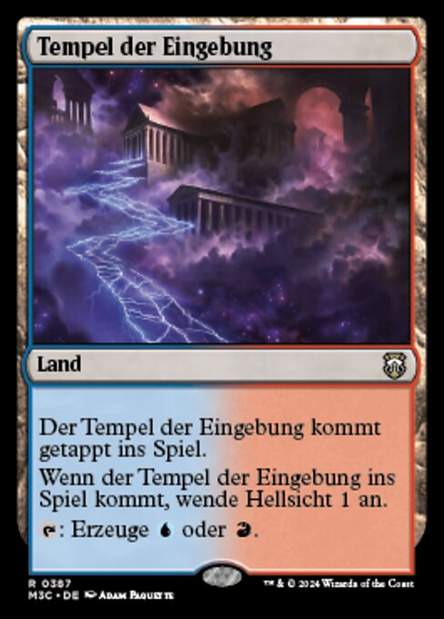 Temple of Epiphany (Modern Horizons 3 Commander #387)