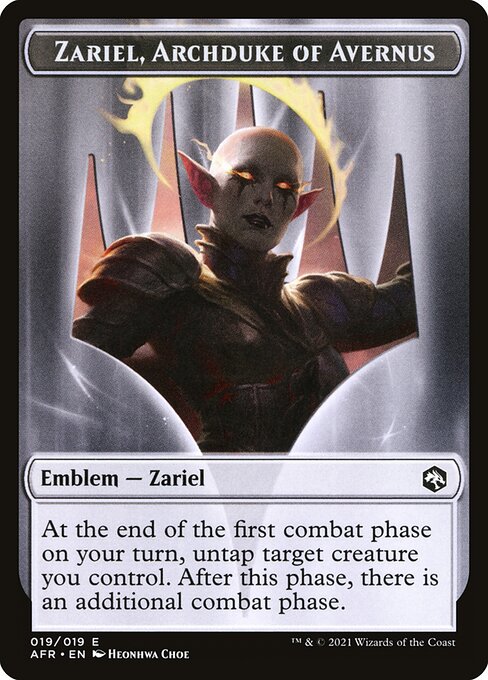 Zariel, Archduke of Avernus Emblem (Adventures in the Forgotten Realms Tokens #19)