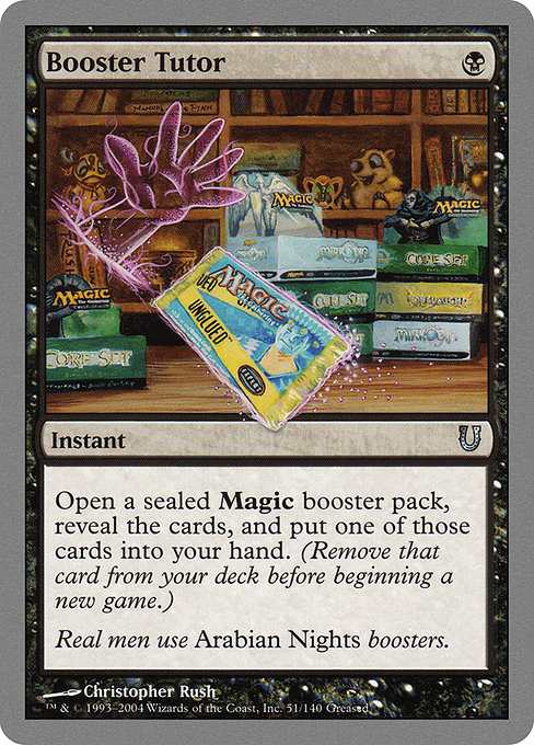 Booster Tutor (Unhinged #51)