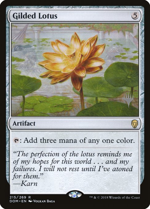 Gilded Lotus (Dominaria Promos #215p)