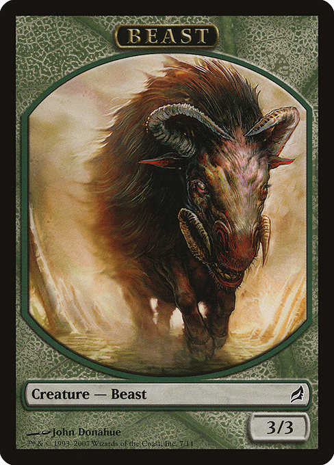 Beast (Lorwyn Tokens #7)