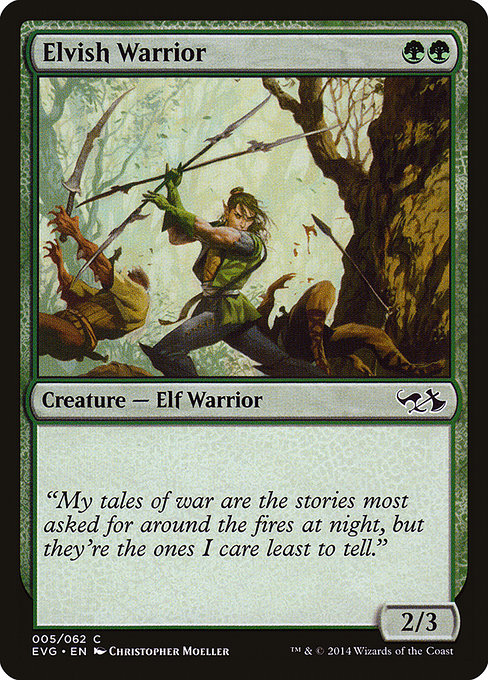 Guerrier elfe|Elvish Warrior