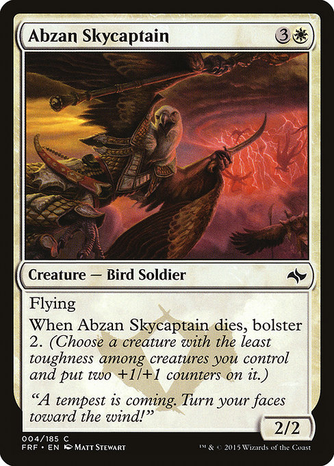 Abzan Skycaptain (Fate Reforged #4)