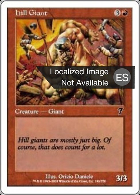 Hill Giant (Seventh Edition #196)