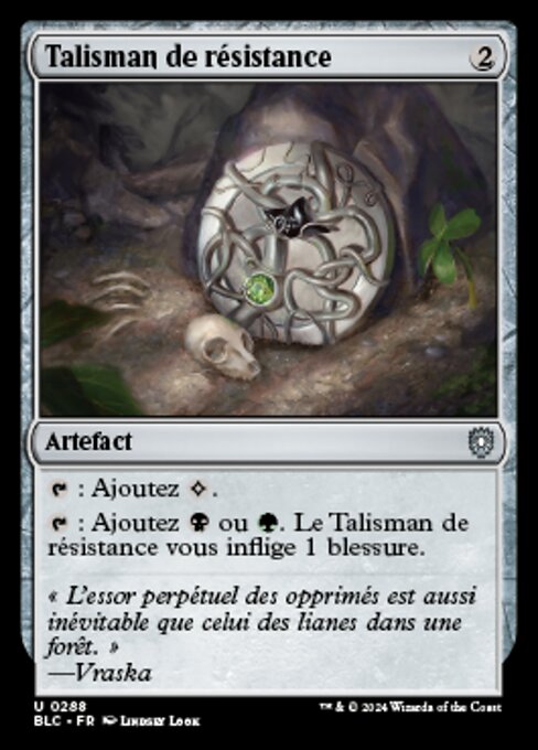 Talisman of Resilience (Bloomburrow Commander #288)