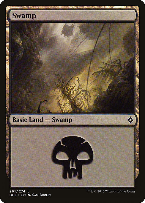 Swamp (Battle for Zendikar #261a)