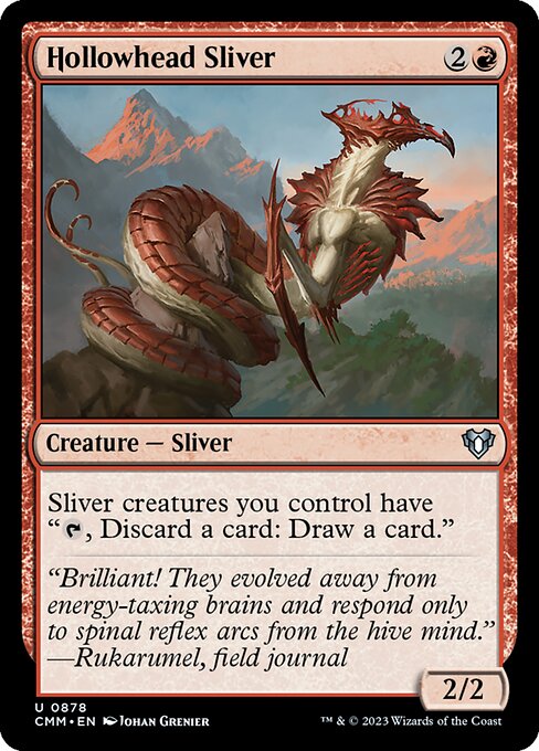 Hollowhead Sliver (Commander Masters #878)