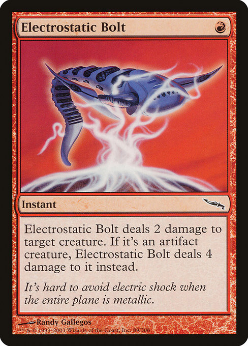 Electrostatic Bolt (Mirrodin #89)