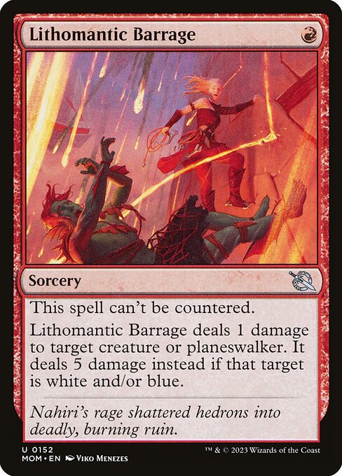 Lithomantic Barrage (March of the Machine #152)