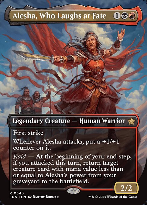 Alesha, Who Laughs at Fate (Foundations #343)