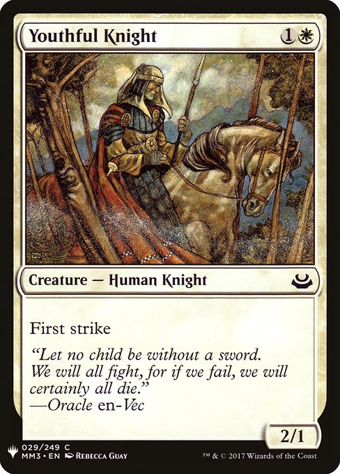 Youthful Knight (The List #MM3-29)