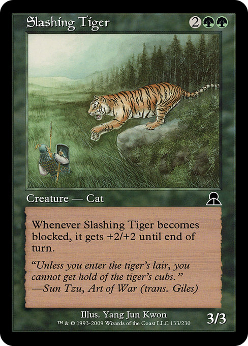 Slashing Tiger (Masters Edition III #133)