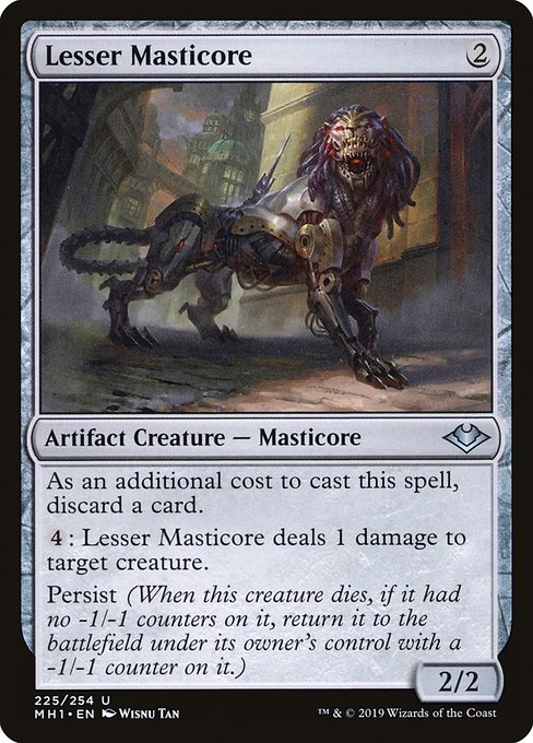 Lesser Masticore (Modern Horizons #225)