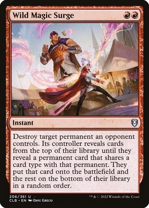 Wild Magic Surge (clb) 206 Wild Magic Surge (clb) 206