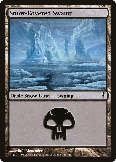 Snow-Covered Swamp (Coldsnap #153)