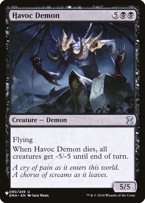 Havoc Demon (The List #EMA-90)