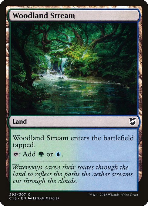 Woodland Stream (Commander 2018 #292)