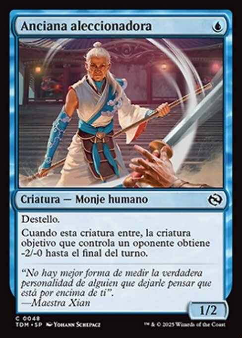 Anciana aleccionadora