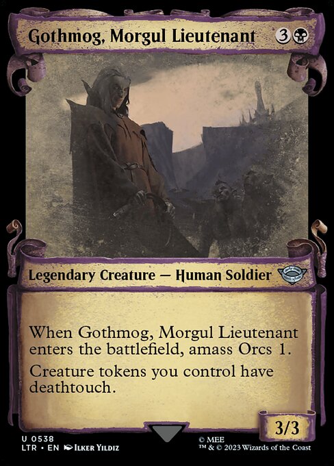Gothmog, Morgul Lieutenant (Showcase Scrolls)