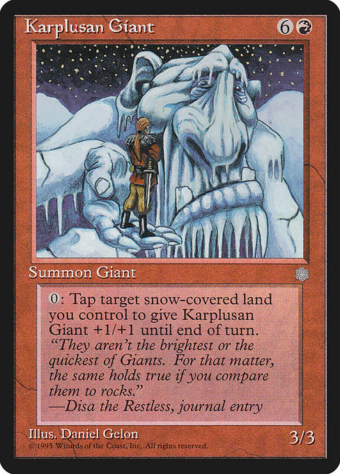 Karplusan Giant (Ice Age #196)