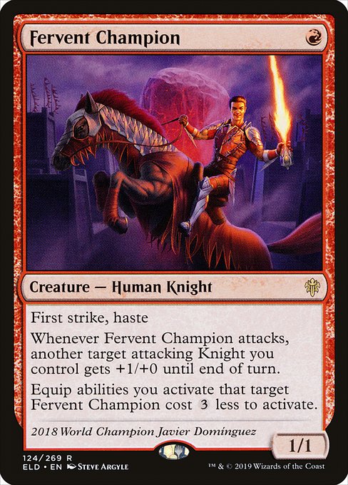 Fervent Champion (Throne of Eldraine #124)