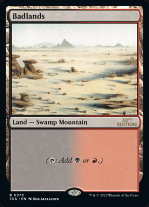 Badlands 旧枠 MTG 30th edition-