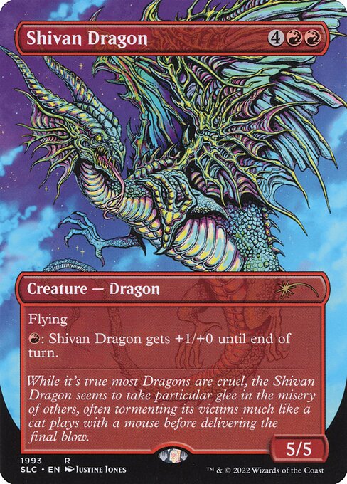 Shivan Dragon (Secret Lair 30th Anniversary Countdown Kit #1993)