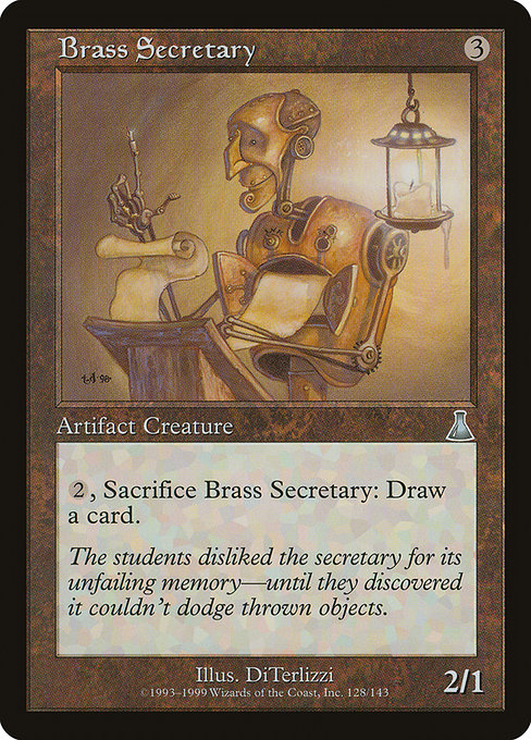 Brass Secretary (Urza's Destiny #128)