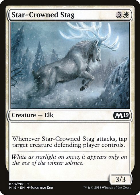 Star-Crowned Stag (Core Set 2019 #38)