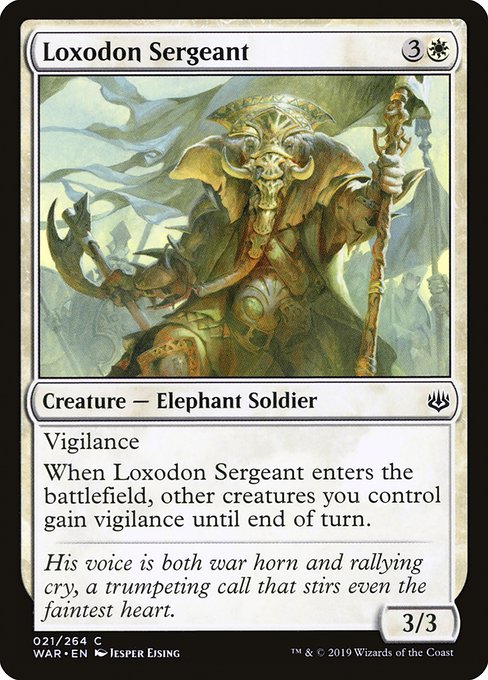 Loxodon Sergeant (War of the Spark #21)