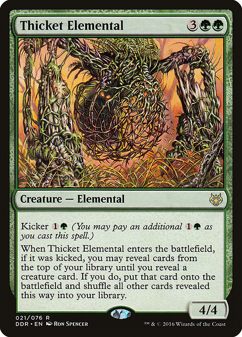 Thicket Elemental (Duel Decks: Nissa vs. Ob Nixilis #21)