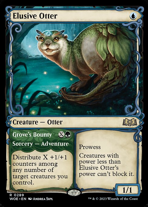 Elusive Otter // Grove's Bounty card image