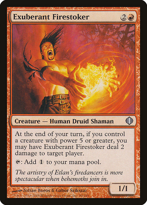 Exuberant Firestoker card image