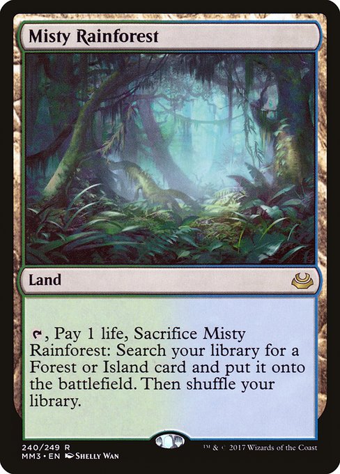 Misty Rainforest (Modern Masters 2017 #240)