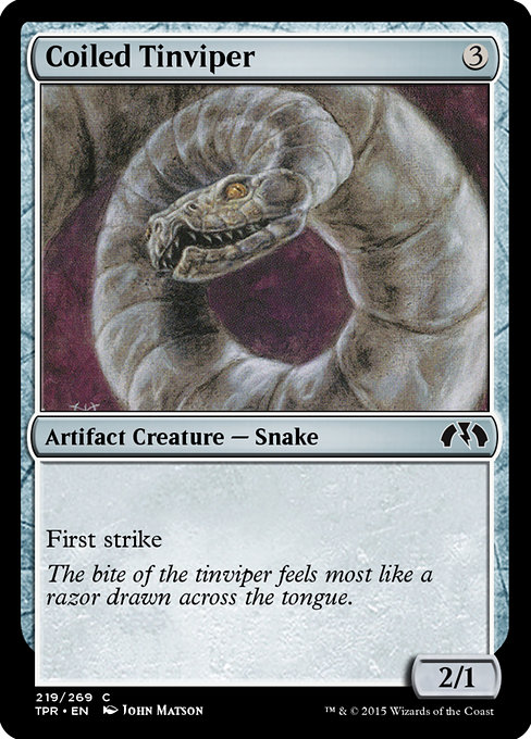 Coiled Tinviper (Tempest Remastered #219)