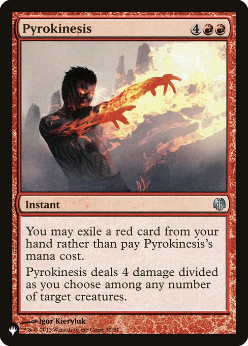 Pyrokinese (The List)