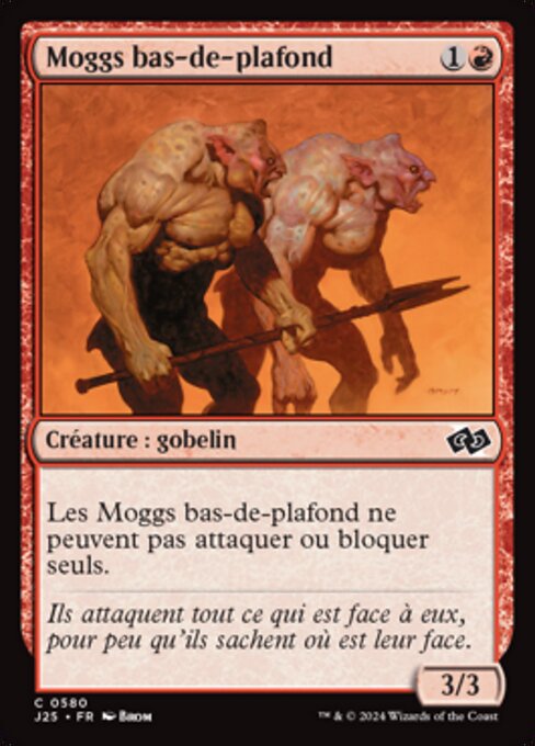 Moggs bas-de-plafond