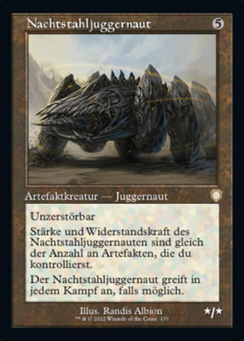 Darksteel Juggernaut (The Brothers' War Commander #137)