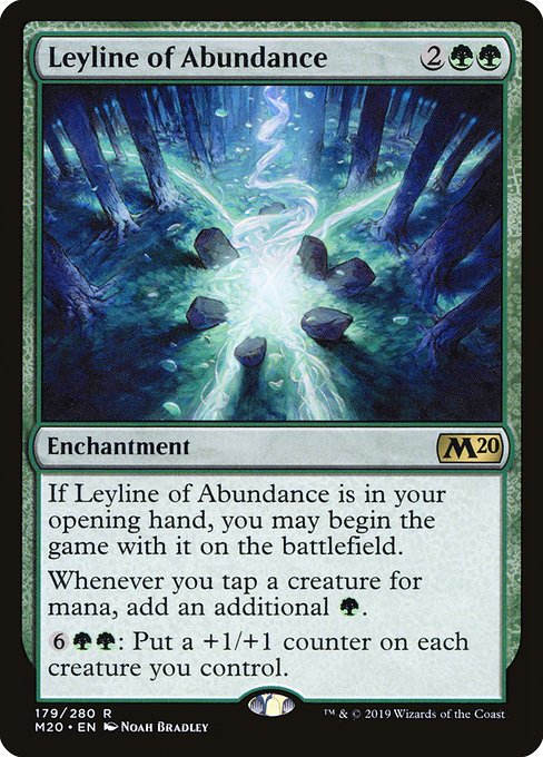 Leyline of Abundance (Core Set 2020 #179)