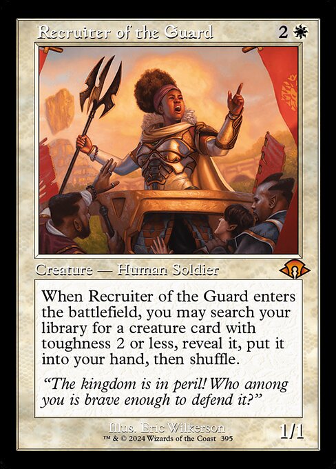 Recruteuse de la garde|Recruiter of the Guard
