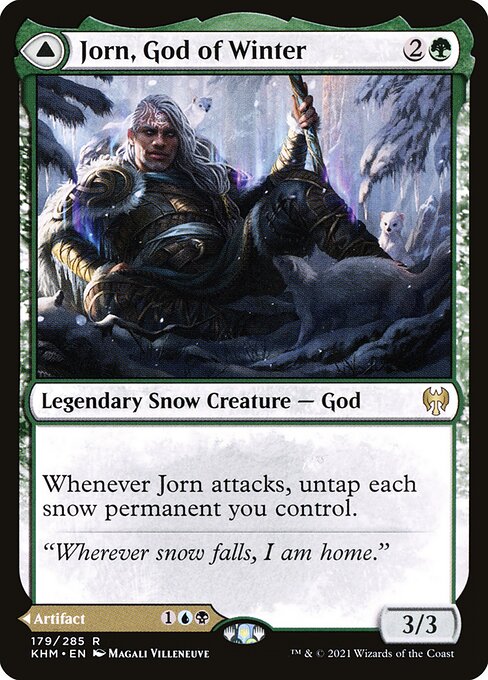 Jorn, God of Winter // Kaldring, the Rimestaff (Kaldheim #179)