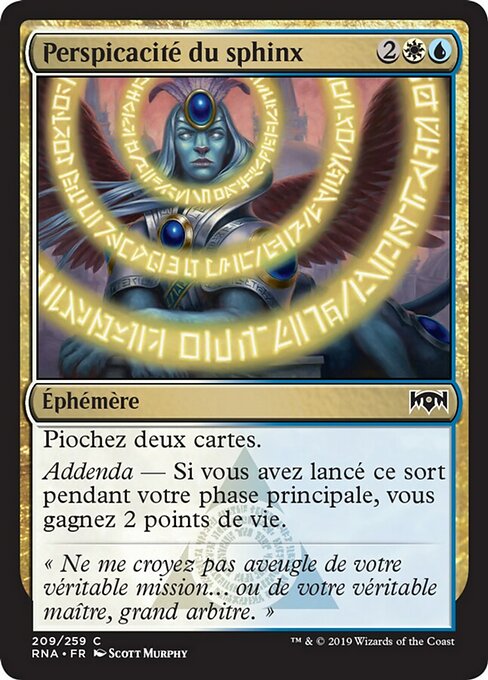 Sphinx's Insight (Ravnica Allegiance #209)