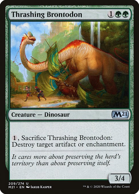 Thrashing Brontodon (M21)