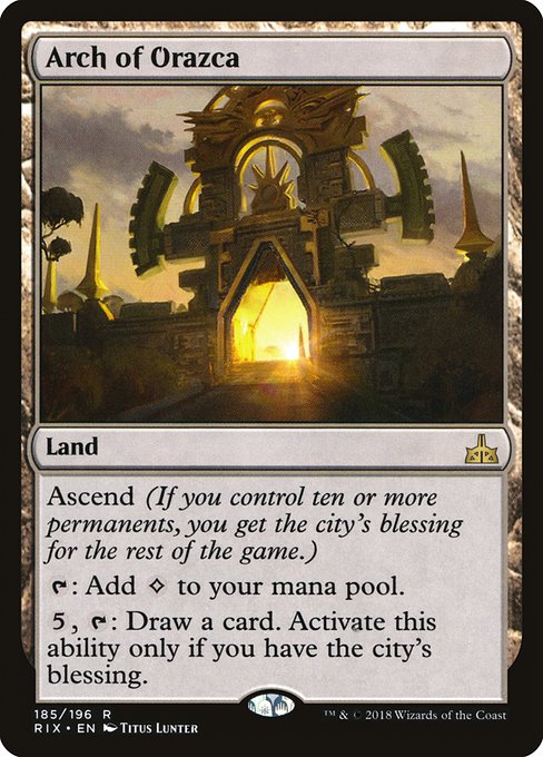 Arch of Orazca (Rivals of Ixalan #185)