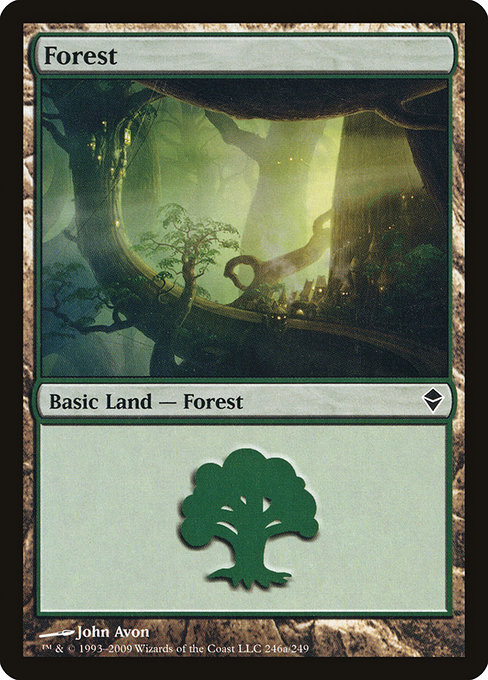 Forest (Zendikar #246a)