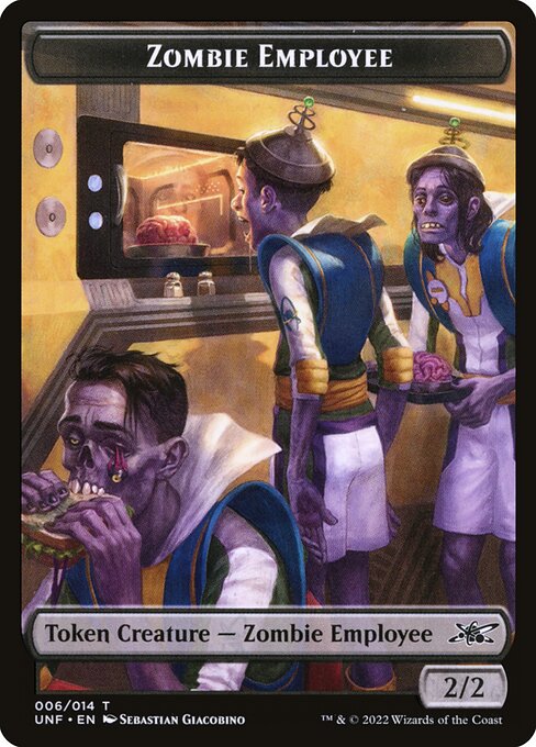 Zombie Employee (Unfinity Tokens #6)