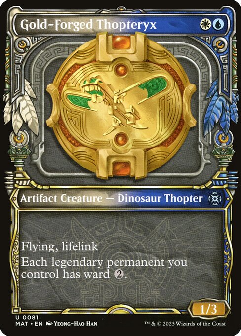 Mécanopteryx forgé d'or|Gold-Forged Thopteryx