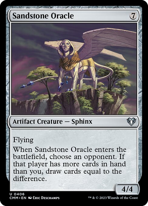 Sandstone Oracle (Commander Masters #406)